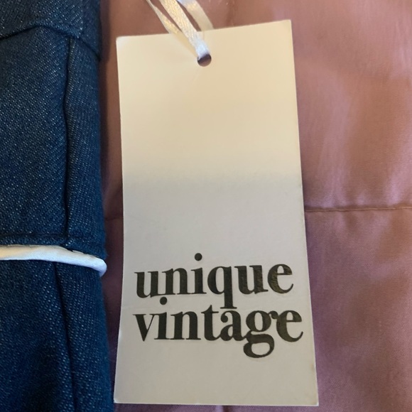 NWT Unique Vintage Denim Wiggle Skirt Horse embroidery Medium. Hard to Find - Picture 5 of 10